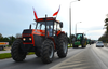 Protesty rolników: Kilka blokad dróg na Lubelszczyźnie i transparenty na domach posłów