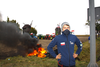 Protesty rolników: Stała blokada DK11 w Koszutach. Czego żądają rolnicy? [FOTO]